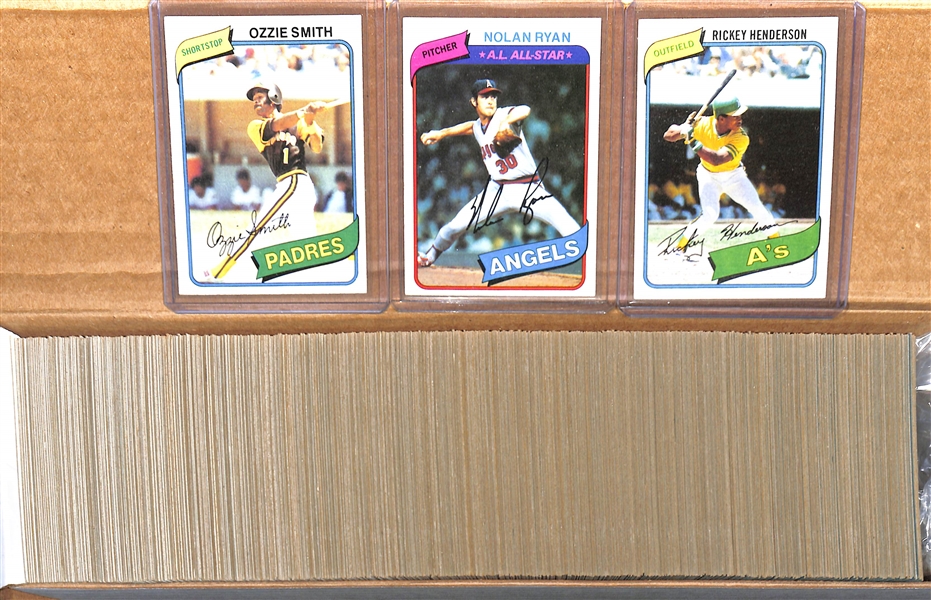 1980 Topps Complete Baseball Card Set w. Ricky Henderson ROOKIE (All  Cards in the Set)