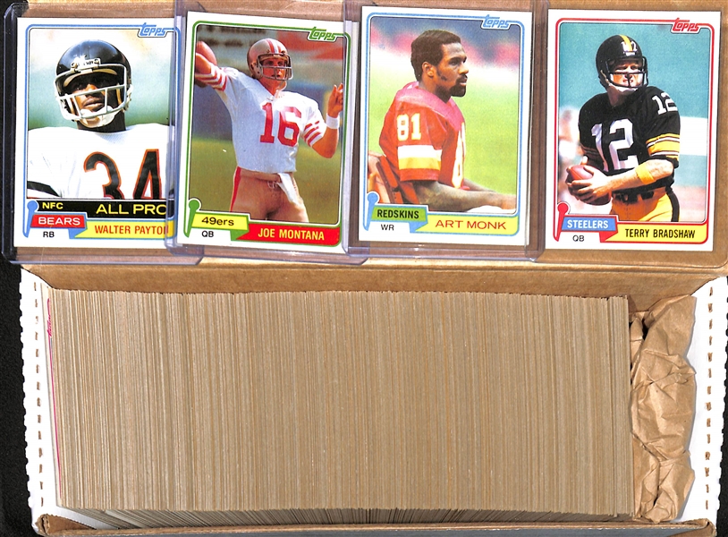 1981 Topps Complete Football Card Set w. Joe Montana ROOKIE (All 528 Cards in the Set)
