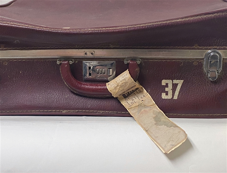 Original Phillies Large Suitcase From the Collection of Former Phillies Pitcher Bill Wilson (1969-1973) - 19x25x8