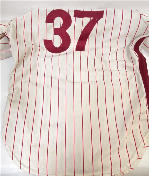 Original Phillies Game-Used Jersey Attributed to Former Phillies Pitcher Bill Wilson (c. 1973-1975)
