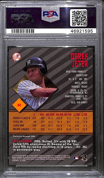 1997 Bowman's Best Derek Jeter Topps Certified Autograph (PSA/DNA Authentic)