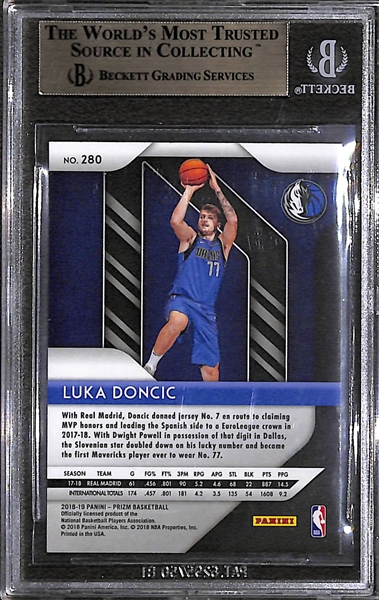 2018-19 Luka Doncic Prizm #280 Rookie Card Graded BGS 9.5 GEM Mint - HOT CARD!