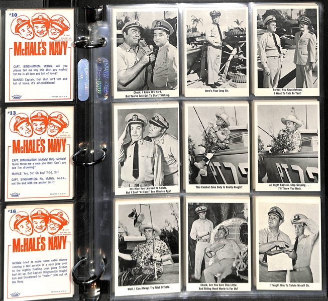 High Quality 1967 Fleer McHale's Navy TV Show Complete Set (All 66 Cards)