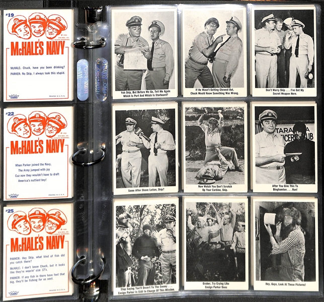 High Quality 1967 Fleer McHale's Navy TV Show Complete Set (All 66 Cards)