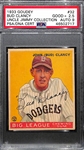 1933 Goudey Bud Clancy #32 PSA 2.5 (Autograph Grade 9) - Highest Grade (Pop 1) - Only 2 Exist (Other One is "Authentic")
