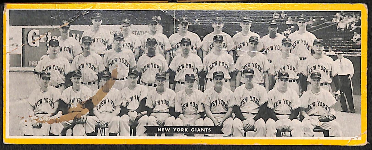 1951 Topps New York Giants Team Card (Not Dated) - Rare