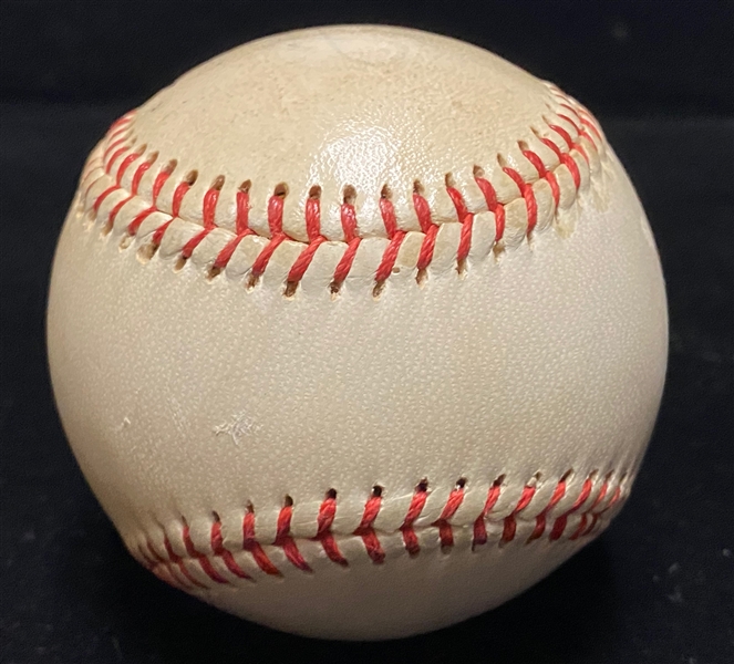 Frank Frisch Single-Signed Baseball w/ The Old Flash Inscription - PSA/DNA LOA