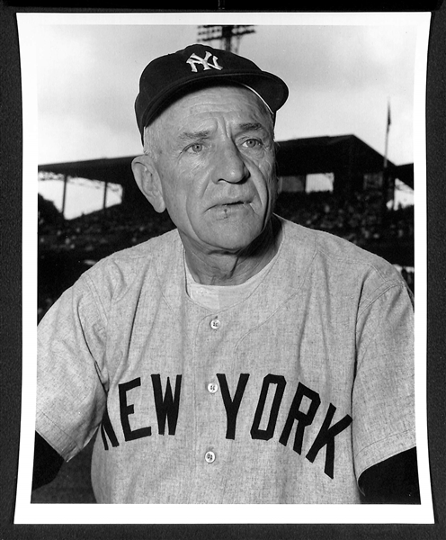 Original c. 1960s Casey Stengel Type 1 Photo  (8x10) by Don Wingfield - PSA/DNA Letter of Authenticity