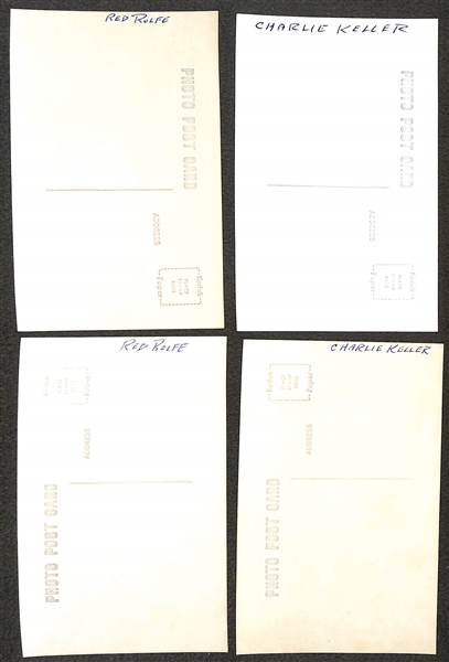 Lot of (63) 1950s-1960s Yankees Real Photo Postcards Off Original Negatives - w. McCarthy, (2) Gomez, (2) Rolfe, + (From George Burke/George Brace)