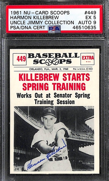 Lot of 3 1961 Signed PSA Graded Cards - Killebrew & (2) Brooks Robinson