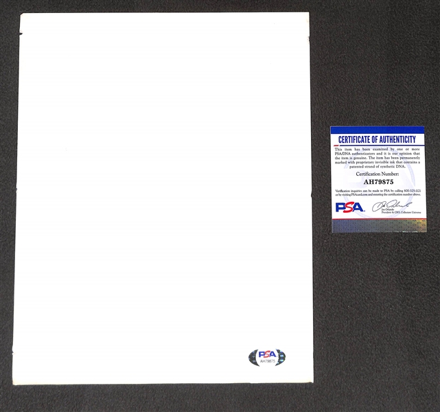 Johnny Carson (d. 2005) Signed 8x10 Photo - PSA/DNA COA
