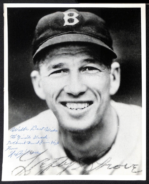 Lefty Grove (d. 1975) Signed 8x10 Photo - PSA/DNA Letter of Authenticity - Elected to HOF in 1947