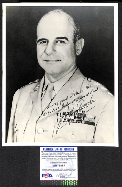 General Jimmy Doolittle (d. 1993) - Led Doolittle Raid on Japan After Pearl Harbor - Signed 8x10 Space Technology Photo - PSA/DNA COA