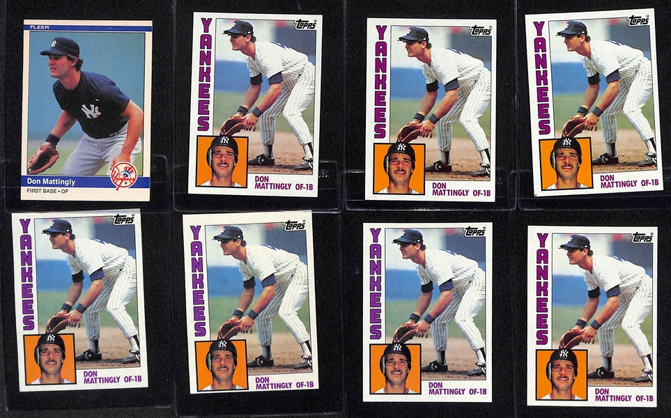 Lot of (49) Baseball Rookies from 1983-1984 - (6) Gwynn,  (10) Sandberg, (8) Mattingly, (9) Boggs, (14) Strawberry, (2) J. Franco