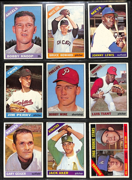 1966 Topps Baseball Near Complete Set (Missing Only 19 Cards)