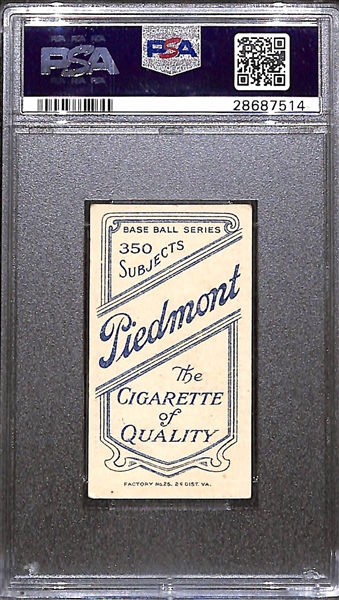 1909-11 T206 George Merritt Tobacco Card - Piedmont 350 Back - PSA 4.5