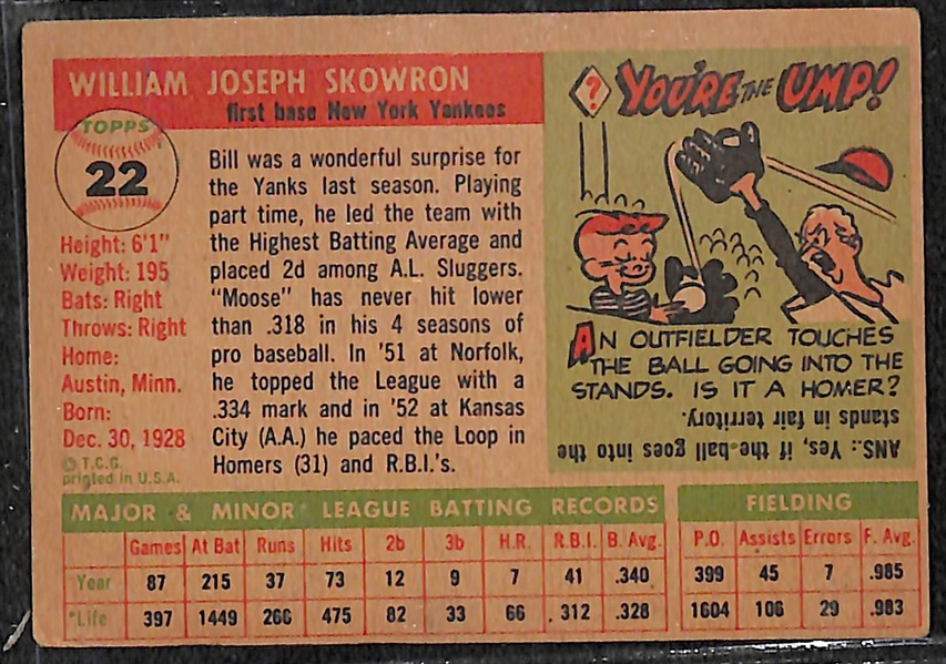 Lot of (72) 1955 Topps Baseball Cards w. Bill Moose Skowron