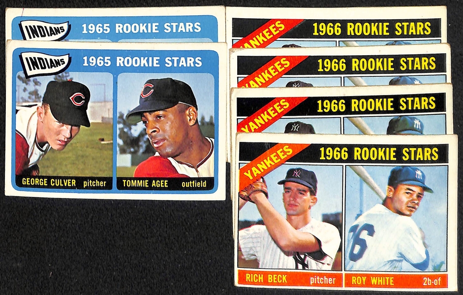 Lot of (59) Vintage Rookie, Team, & Checklist Topps Cards from 1957-1969 w. 1964 Tommy John Rookie Card