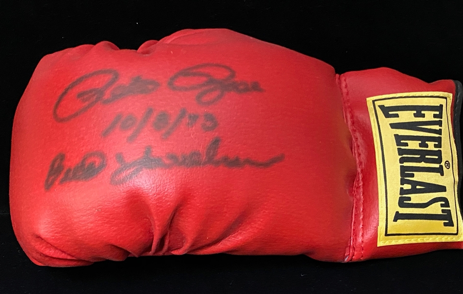Everlast Boxing Glove Signed by Pete Rose & Bud Harrelson - JSA LOA