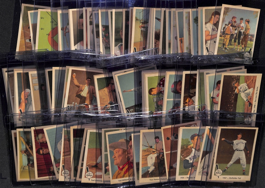 1959 Fleer Ted Williams Baseball Card Almost Complete Set