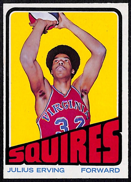 1972-73 Topps Julius Erving #195 Rookie Card
