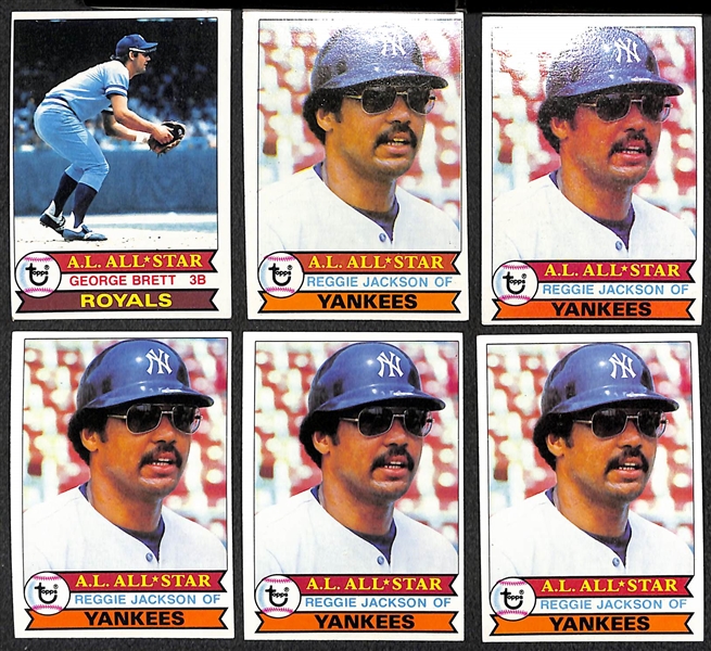 Lot of 140+ 1978-1988 Primarily Topps Stars & Rookies Baseball Cards w. 1989 UD Griffey Jr. Rookie Card & 1978 Eddie Murray Rookie Card