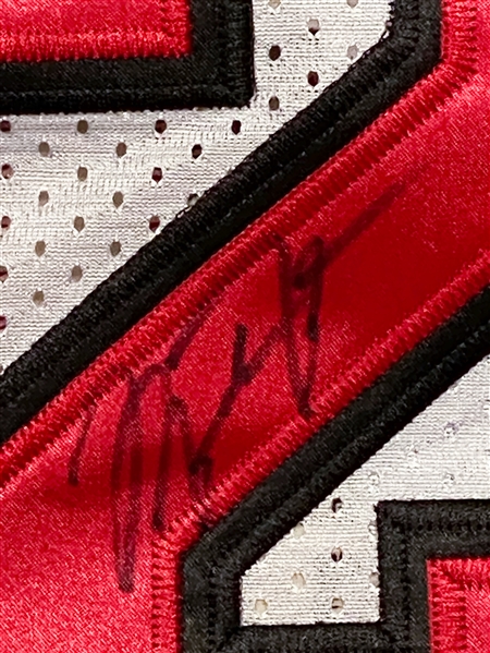 Michael Jordan Signed Chicago Bulls Nike NBA Authentics Jersey - JSA LOA