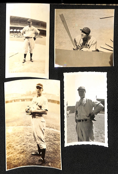 Lot of (17) Baseball Photographs (Most Photographer Stamped) Inc. Averill, Berger, Craft, Boudreau
