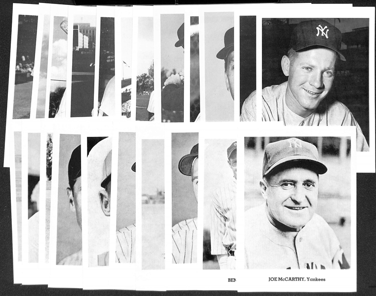 1960s New York Yankees 12 Player Jay Publishing 5x7 Souvenir Picture Photo Pack (w. Ford, Berra, 2 Maris)  and 13 Additional Yankees Souvenir Photos (w. McCarthy & Lazerri)