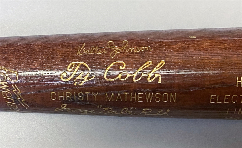 1936 Commemorative Hall of Fame Induction Bat #462/500 - First Issue of the Induction Bats by Cooperstown