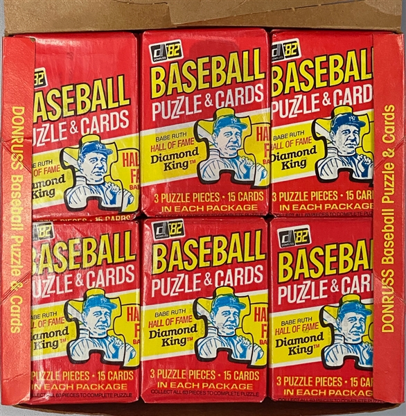 1982 Donruss Baseball Unopened Wax Box (36 Sealed Packs)