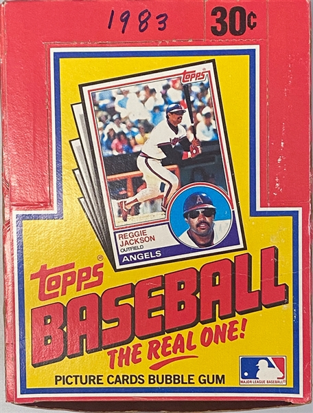 1983 Topps Baseball Unopened Wax Box (36 Sealed Packs)