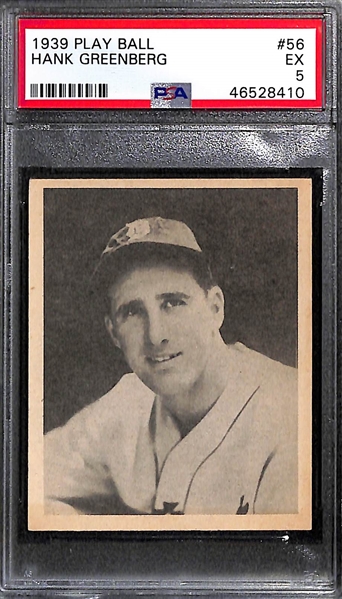1939 Play Ball Hank Greenberg #56 PSA 5