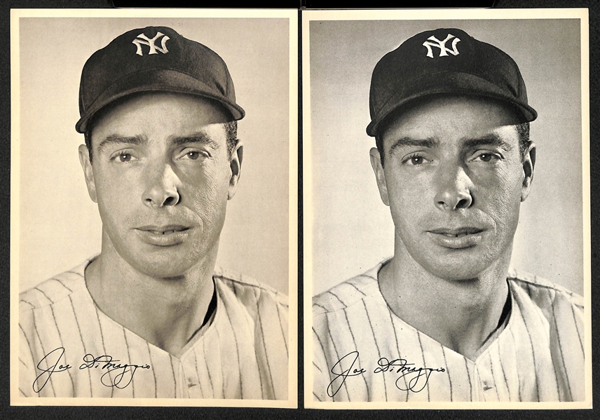 Lot of (18) c. 1948 Yankees Photo Pack Premiums w. (2) DiMaggio, (2) Rizzuto, Berra, Stengel, Dickey