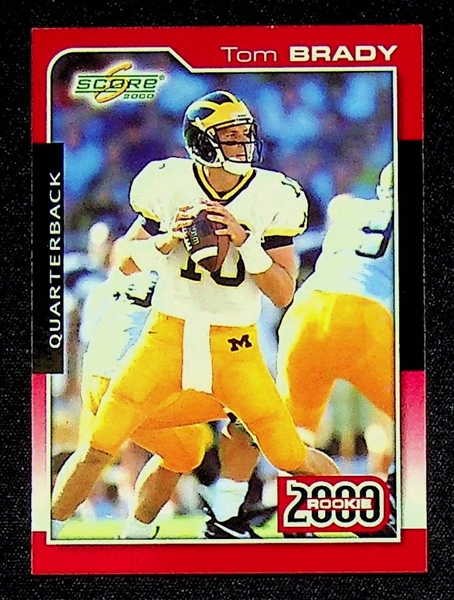 2000 Score Tom Brady #316 Rookie Card