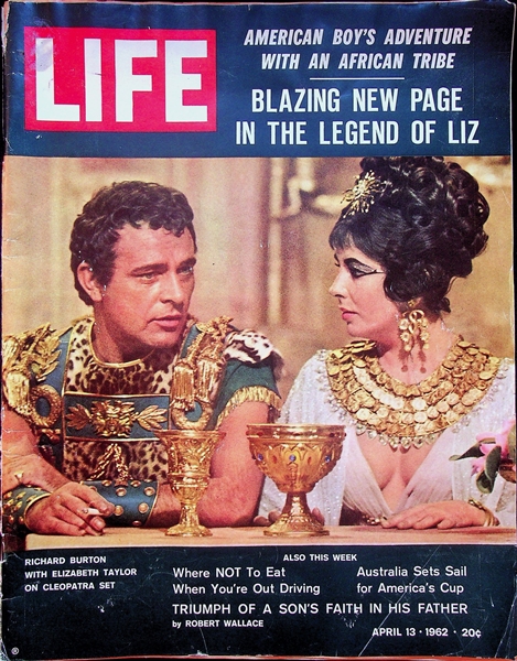 1962 Life Magazine Featuring Post Cereal Cards of Mantle & Maris Still Attached in Publication