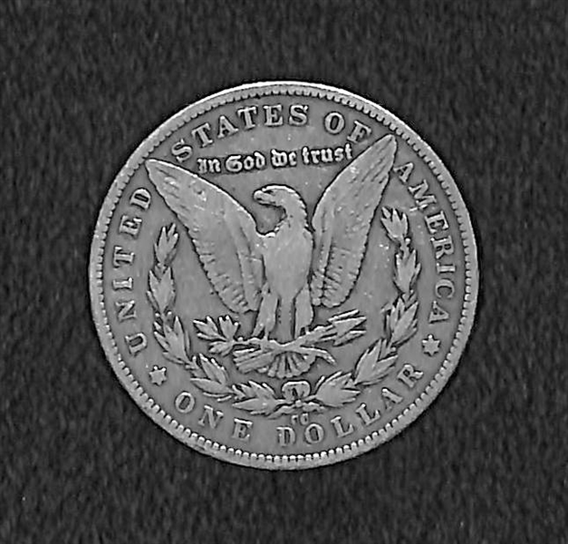 1891CC Morgan Silver Dollar GD-VF
