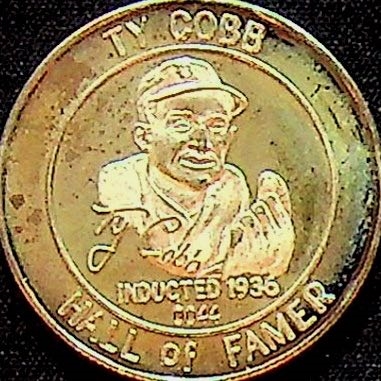 Lot of 4 - Baseball Greats Silver Coins - 1 Troy Oz .999 Silver Each - Johnny Mize, Warren Spahn, Harmon Killebrew, Ty Cobb