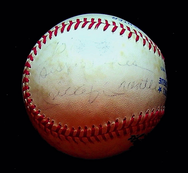 Mickey Mantle Signed Official AL Baseball Inscribed To Rod, Best Wishes (Faded) - JSA Auction Letter