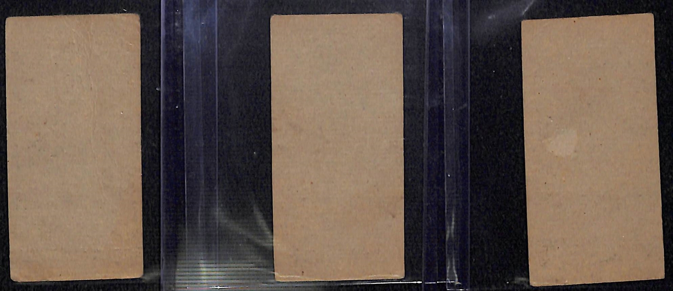 Lot of (3) 1923 W572 Cards w. Joe Judge, Steve O'Neill, Emory Rigney