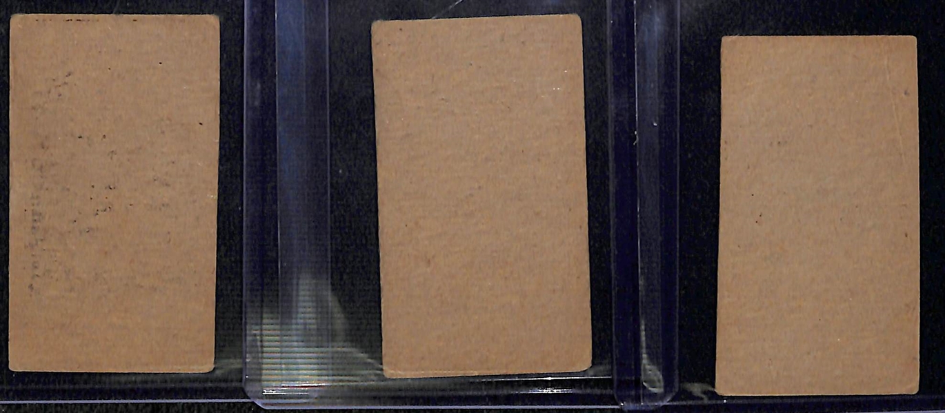 Lot of (3) 1925-31 W590 Cards w. Tris Speaker, Grover Alexander, & Charley Grimm