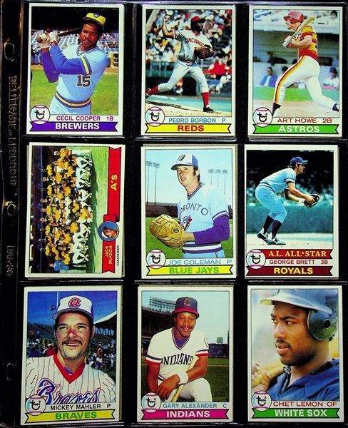 1979 Topps Baseball Card Complete Set of 726 Cards