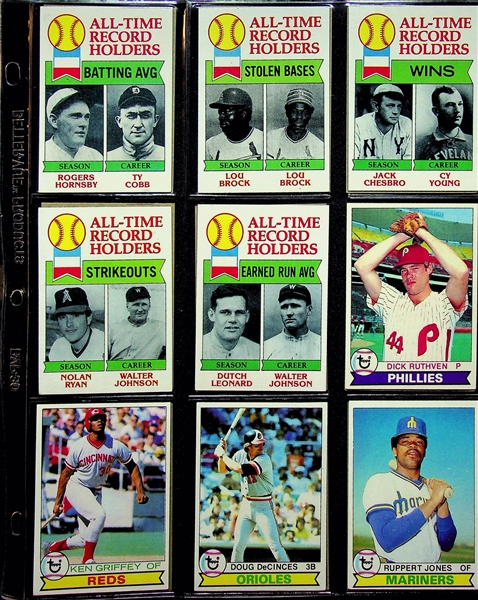 1979 Topps Baseball Card Complete Set of 726 Cards