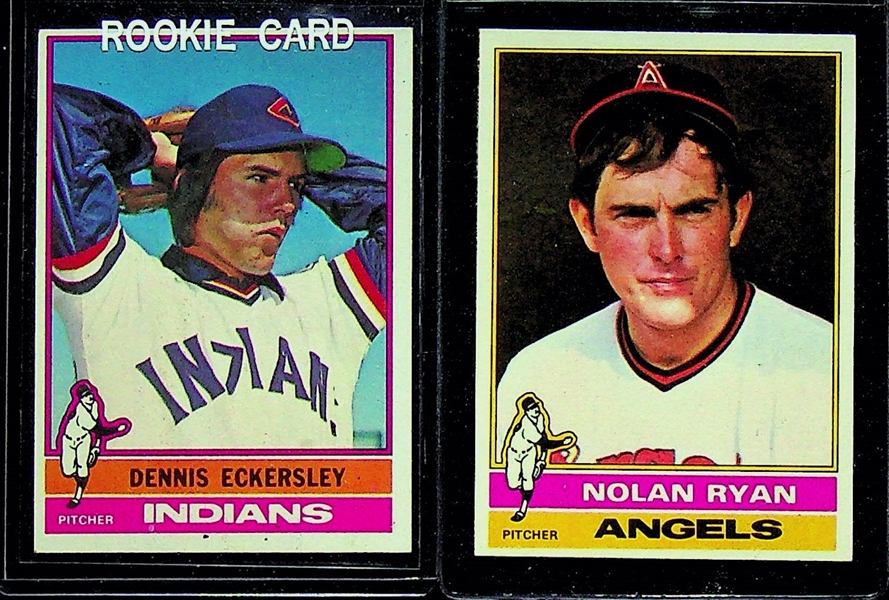 Lot of 2 Sets - 1976 & 1977 Topps Baseball Complete Sets