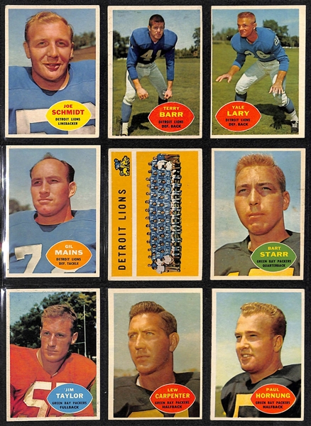 1960 Topps Football Complete Set of 132 Cards w. Johnny Unitas