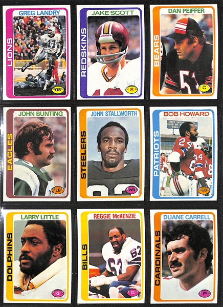 1978 Topps Football Complete Set of 528 Cards w. Tony Dorsett Rookie Card