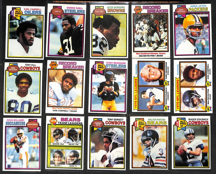 Lot of 2 Sets - 1979 & 1980 Topps Football Complete Sets