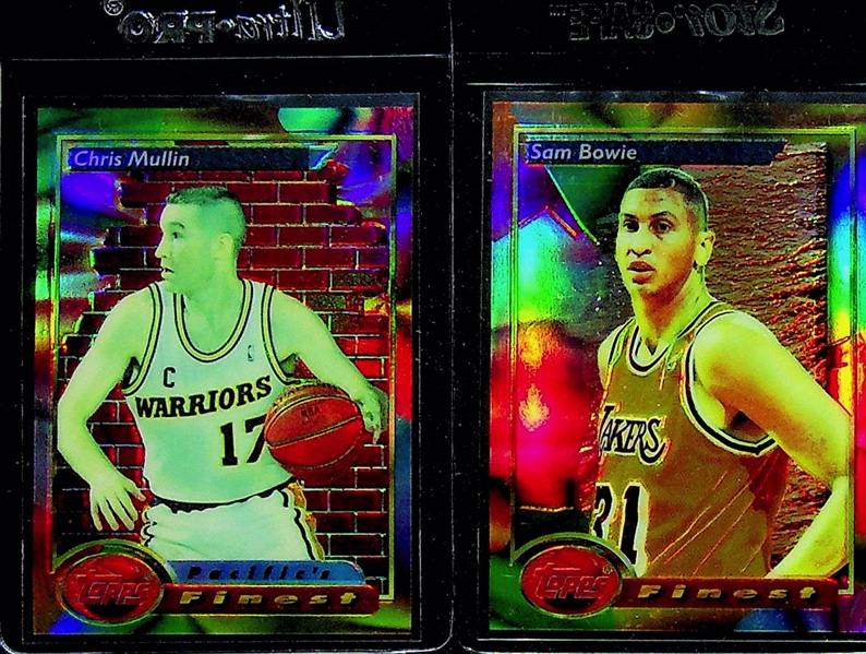 Lot of (96) 1993 Topps Finest Basketball Refractor Cards w. Chris Mullen