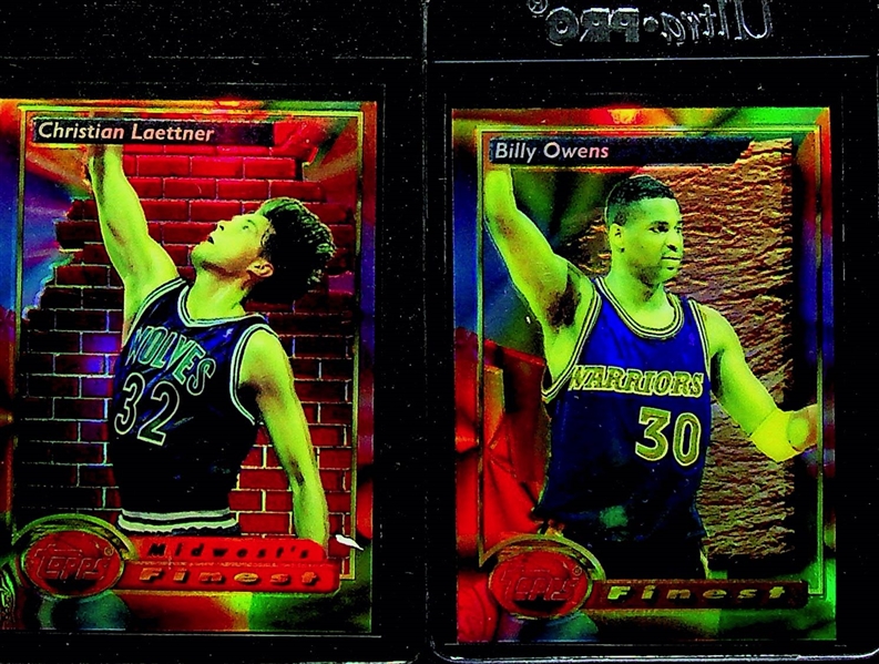 Lot of (96) 1993 Topps Finest Basketball Refractor Cards w. Chris Mullen