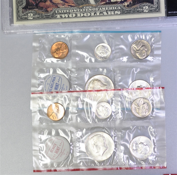 Lot of (5) US Proof Coin Sets - 1963, 1964, 1968, 1973, 1974 & Extras